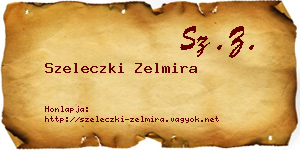 Szeleczki Zelmira névjegykártya